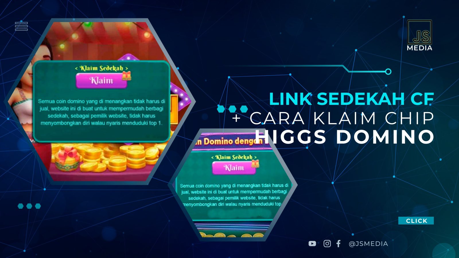 Link Sedekah CF + Cara Klaim Chip Higgs Domino