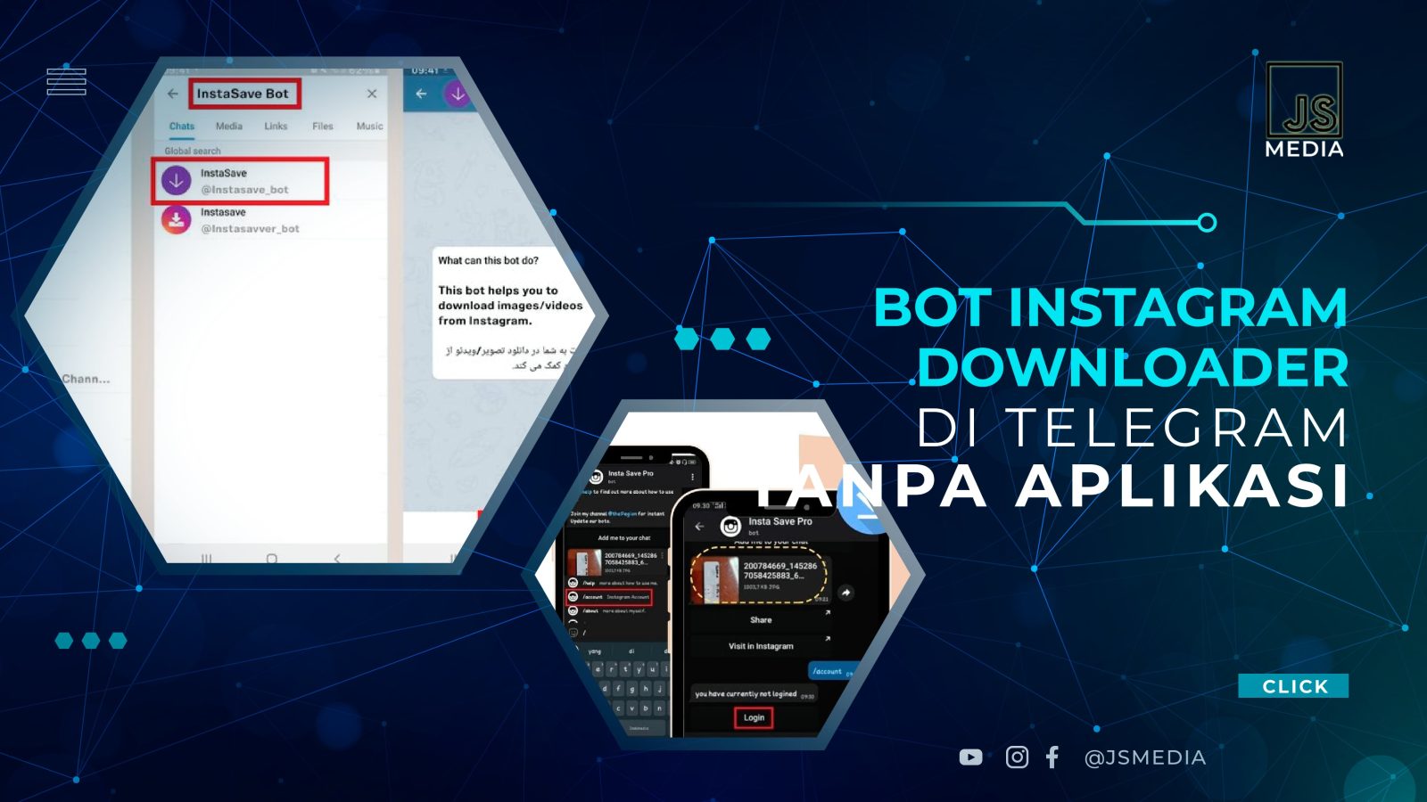 Bot Instagram Downloader di Telegram