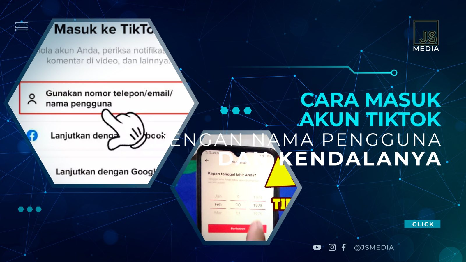 Cara Masuk Akun TikTok dengan Nama Pengguna dan Kendalanya