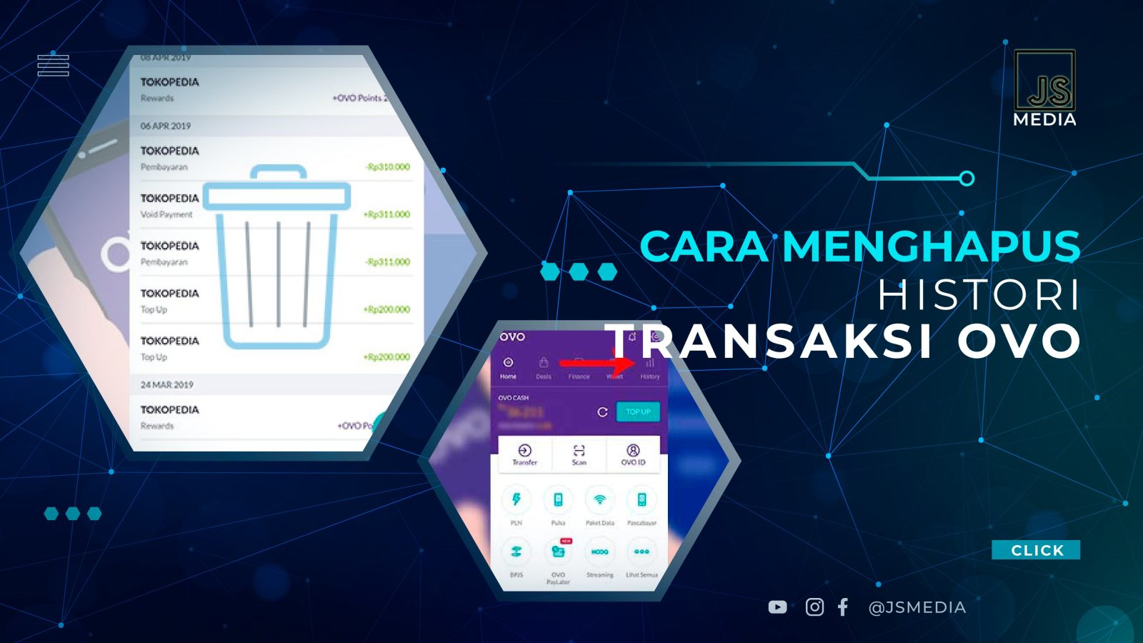 Cara Menghapus Histori Transaksi OVO di Smartphone