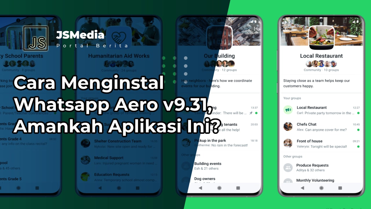 Cara Menginstal Whatsapp Aero v9.31