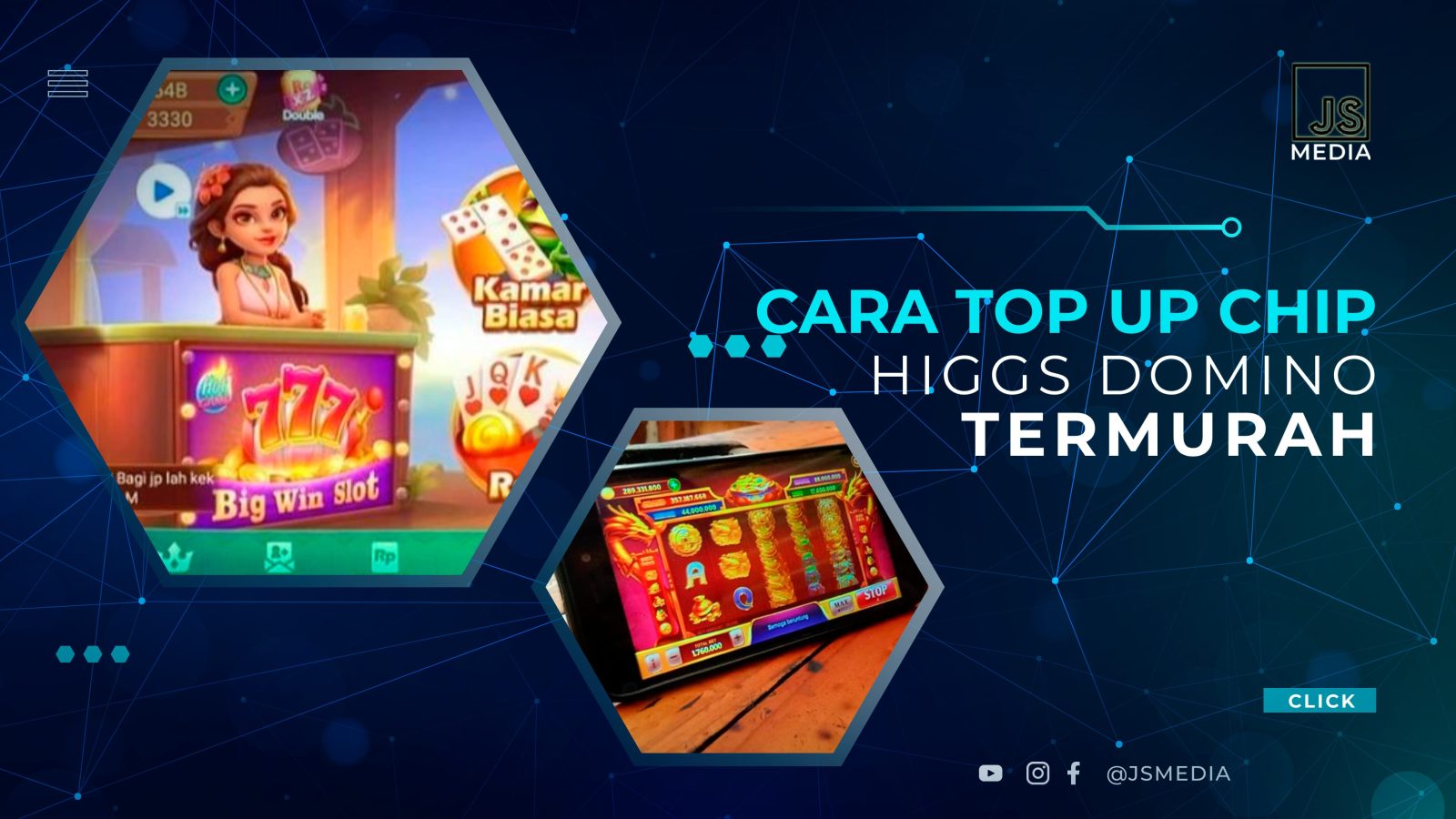 Cara Top Up Chip Higgs Domino