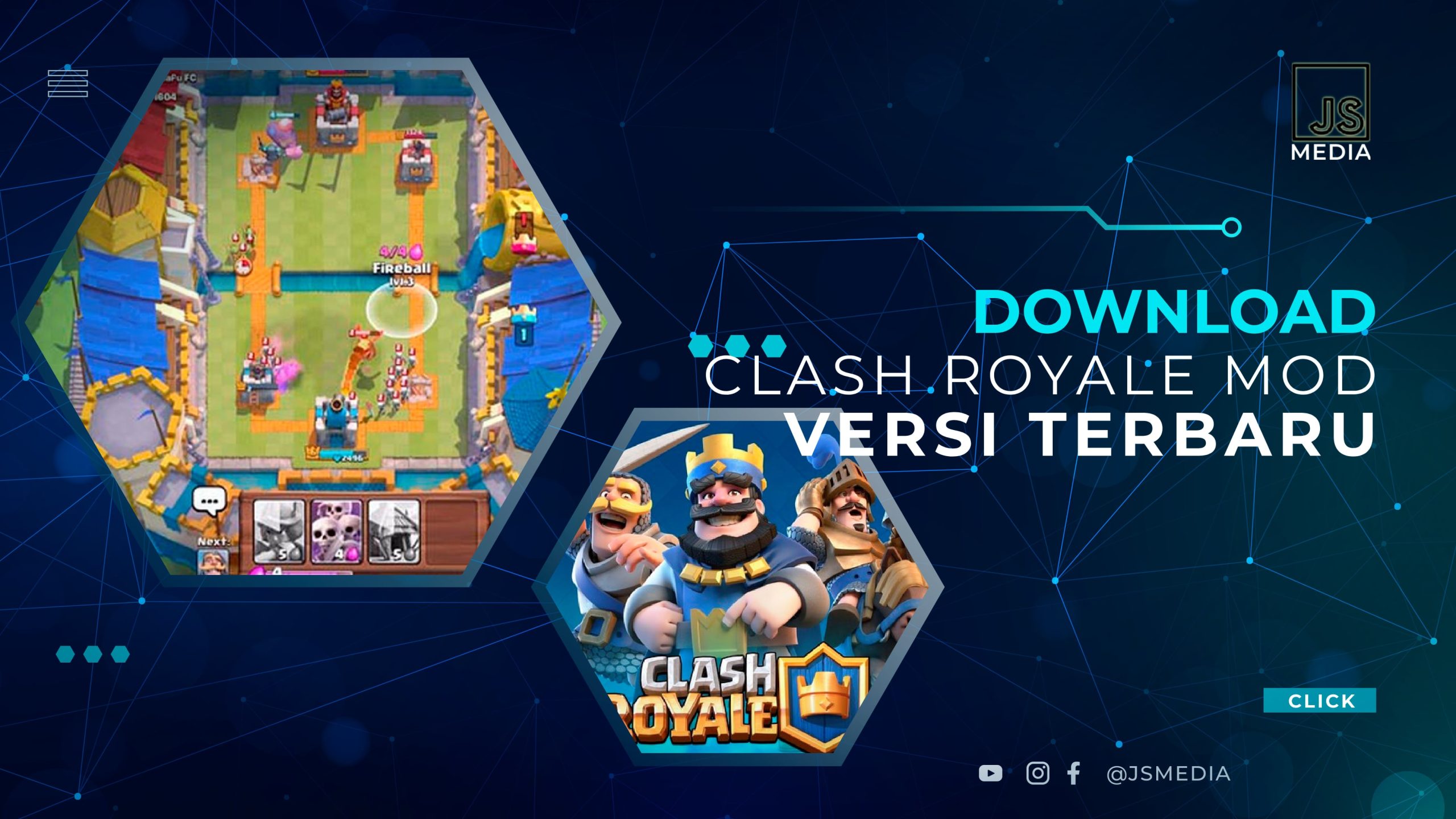 Download Clash Royale MOD Apk Versi Terbaru Gratis
