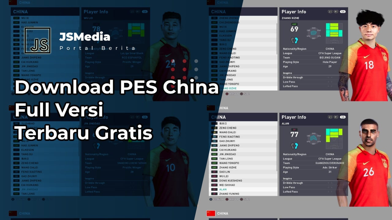 Download PES China Apk Full Versi Terbaru