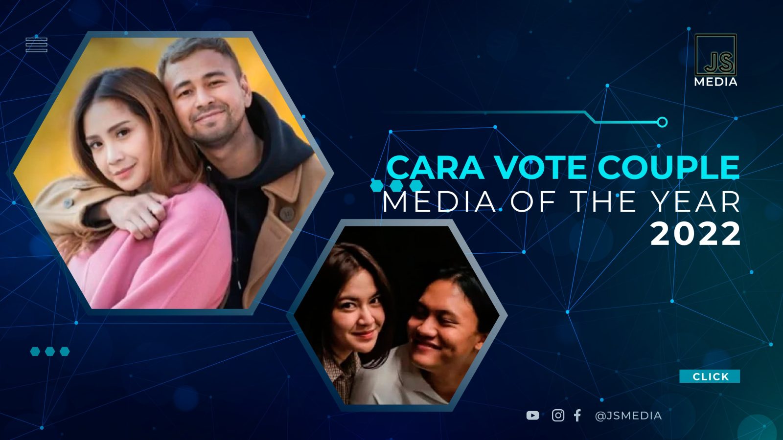 Cara Vote Couple Media of The Year 2022