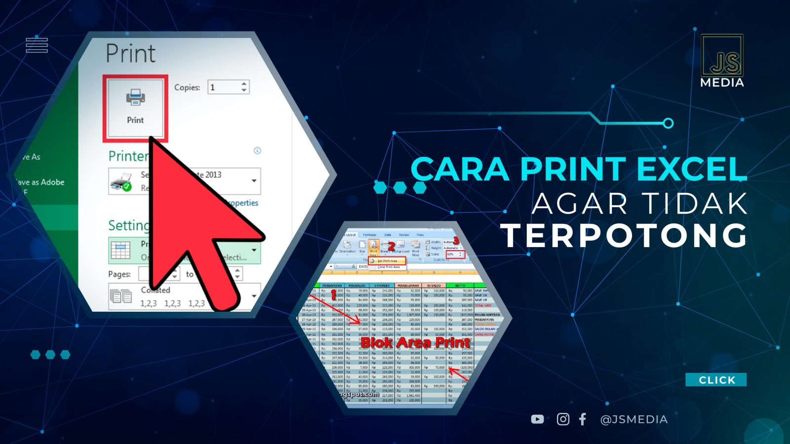 Cara Print Excel Agar Tidak Terpotong