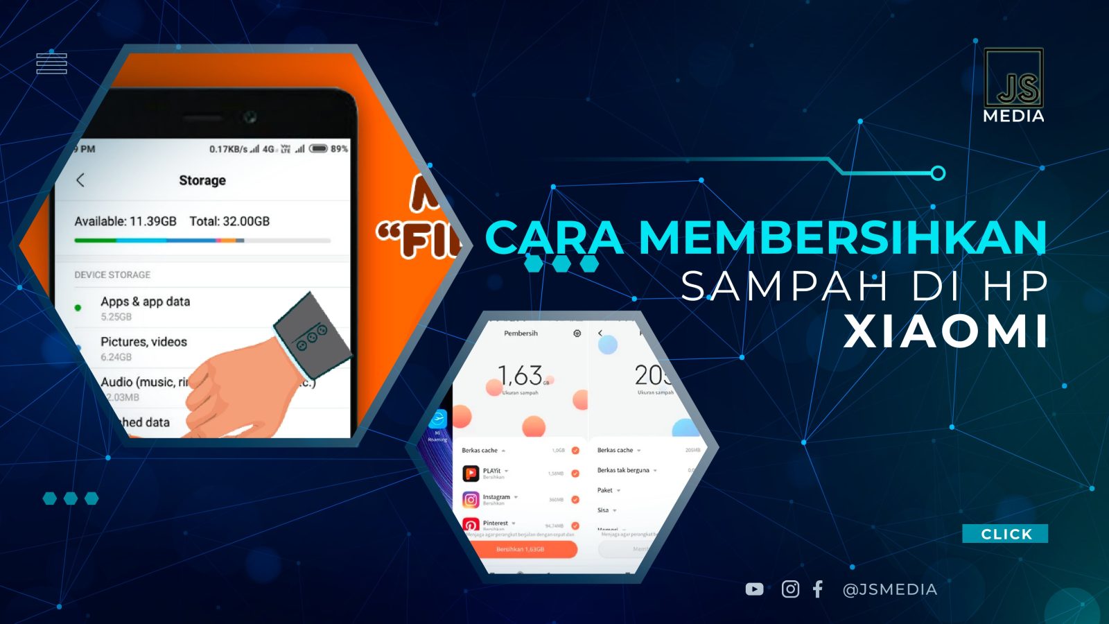 Cara Membersihkan Sampah di HP Xiaomi