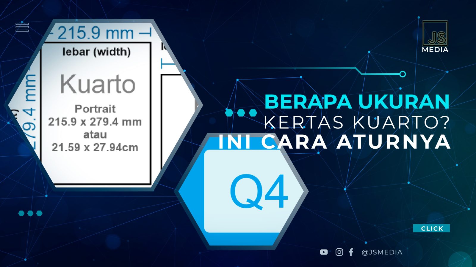 Berapa Ukuran Kertas Kuarto?