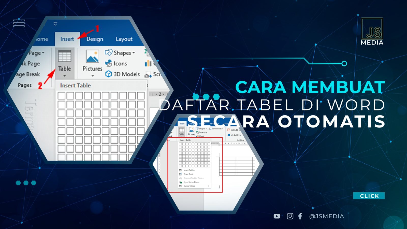 Cara Membuat Daftar Tabel di Word Secara Otomatis