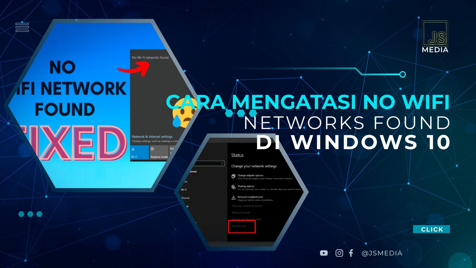 Cara Mengatasi No Wifi Networks Found di Windows 10