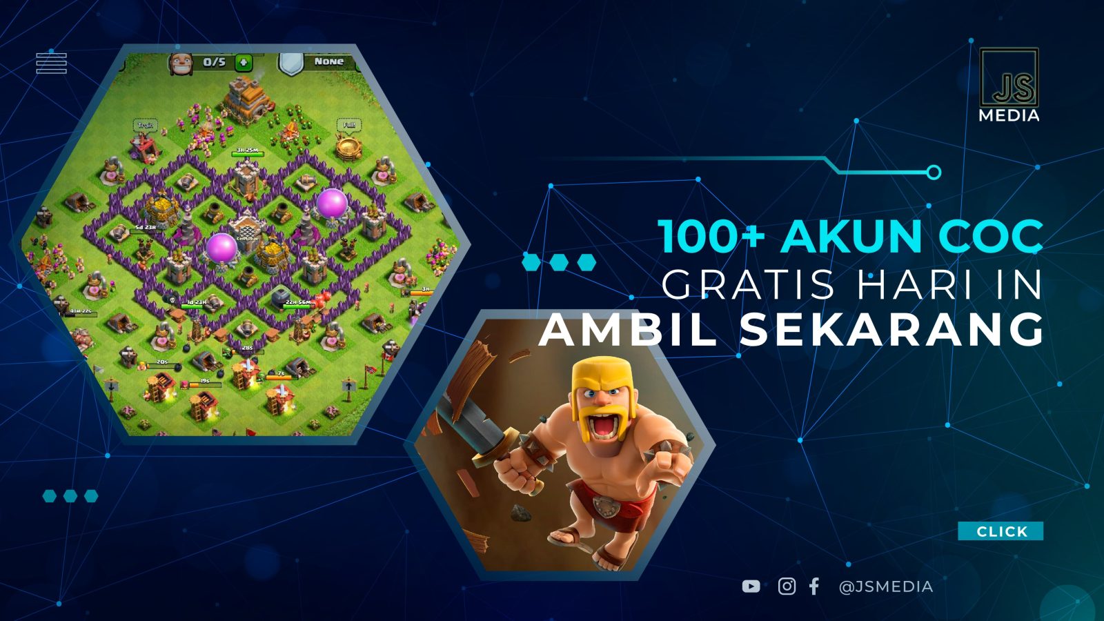 100+ Akun COC Gratis Hari Ini