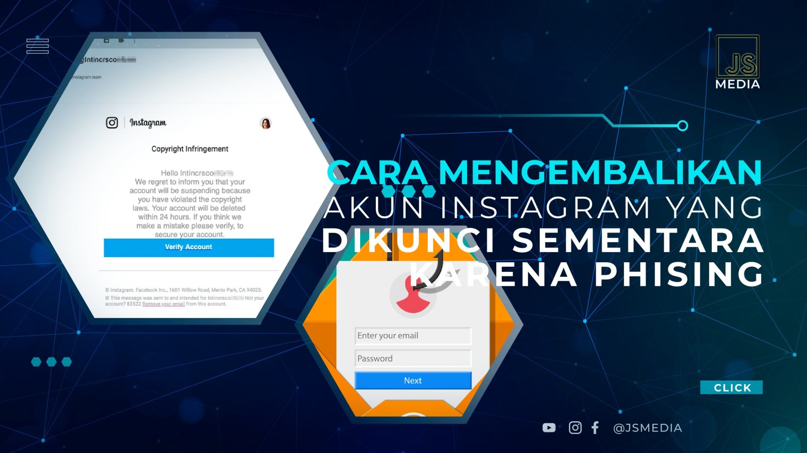 Cara Mengembalikan Akun Instagram yang Dikunci Sementara karena Phising, 100% Work!