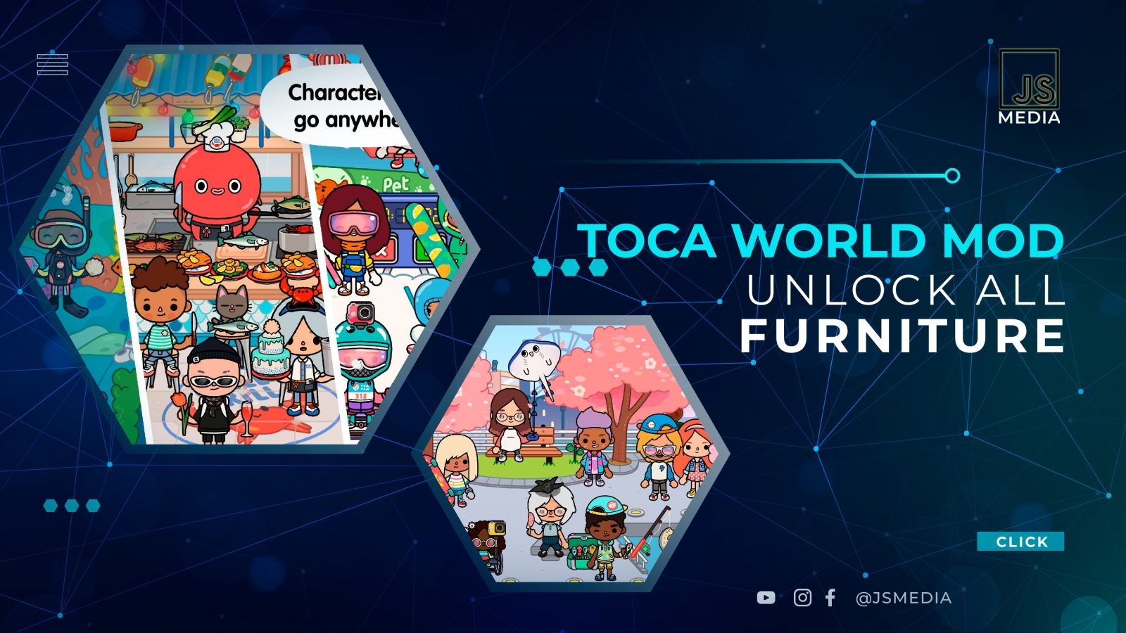 Toca World Mod APK Unlock All Furniture