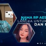 Nama RP Aesthetic Langka Untuk Yeoja dan Namja