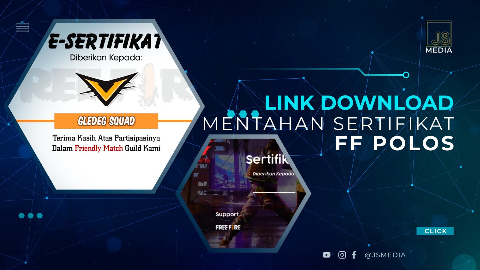 Download Mentahan Sertifikat FF Polos