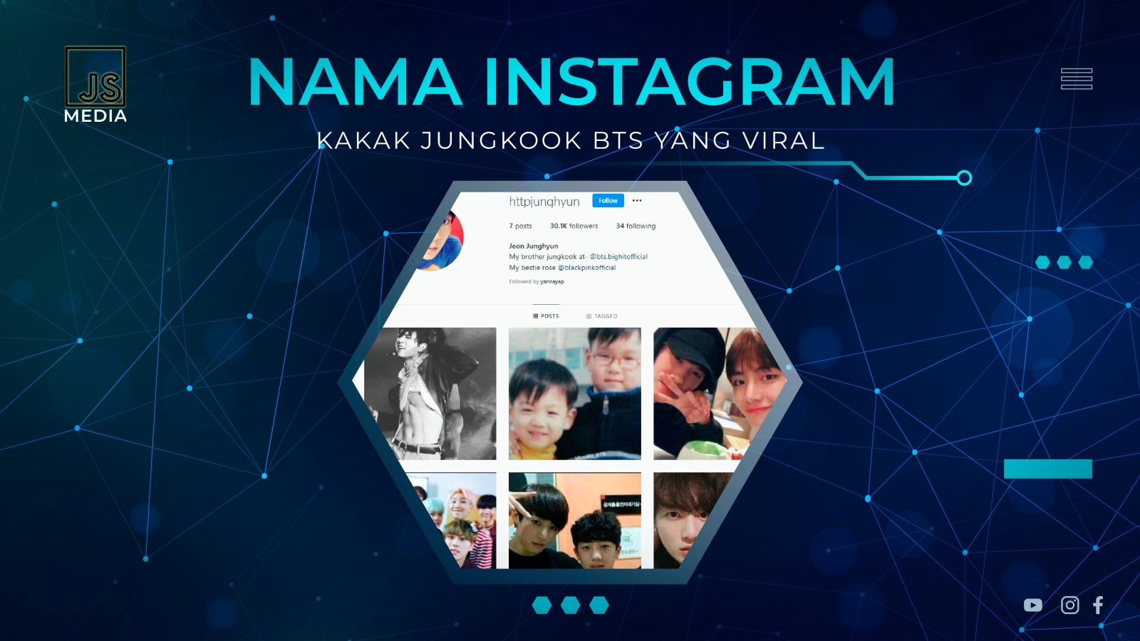 Nama Instagram Kakak Jungkook BTS