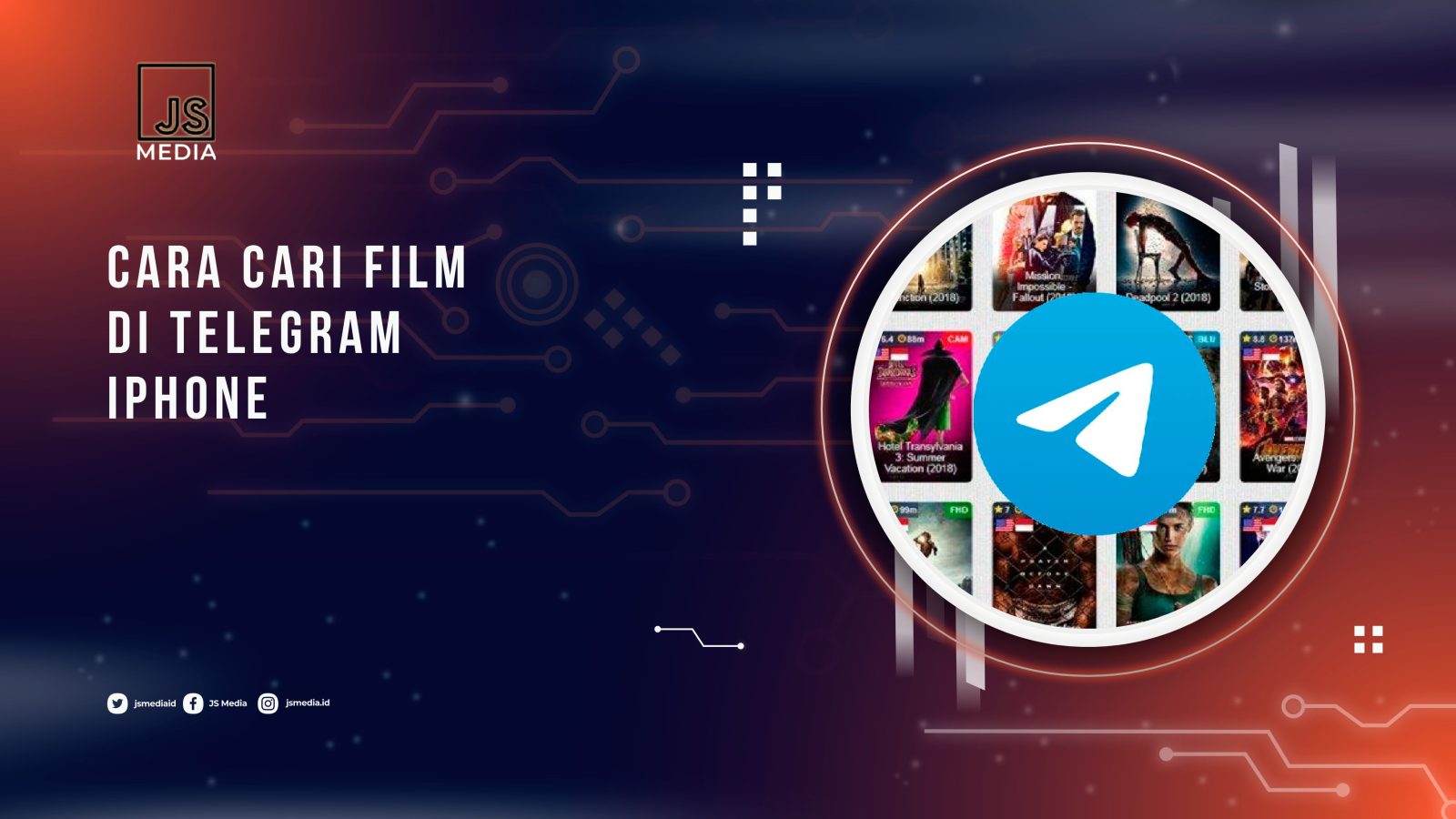 Cara Cari Film di Telegram iPhone