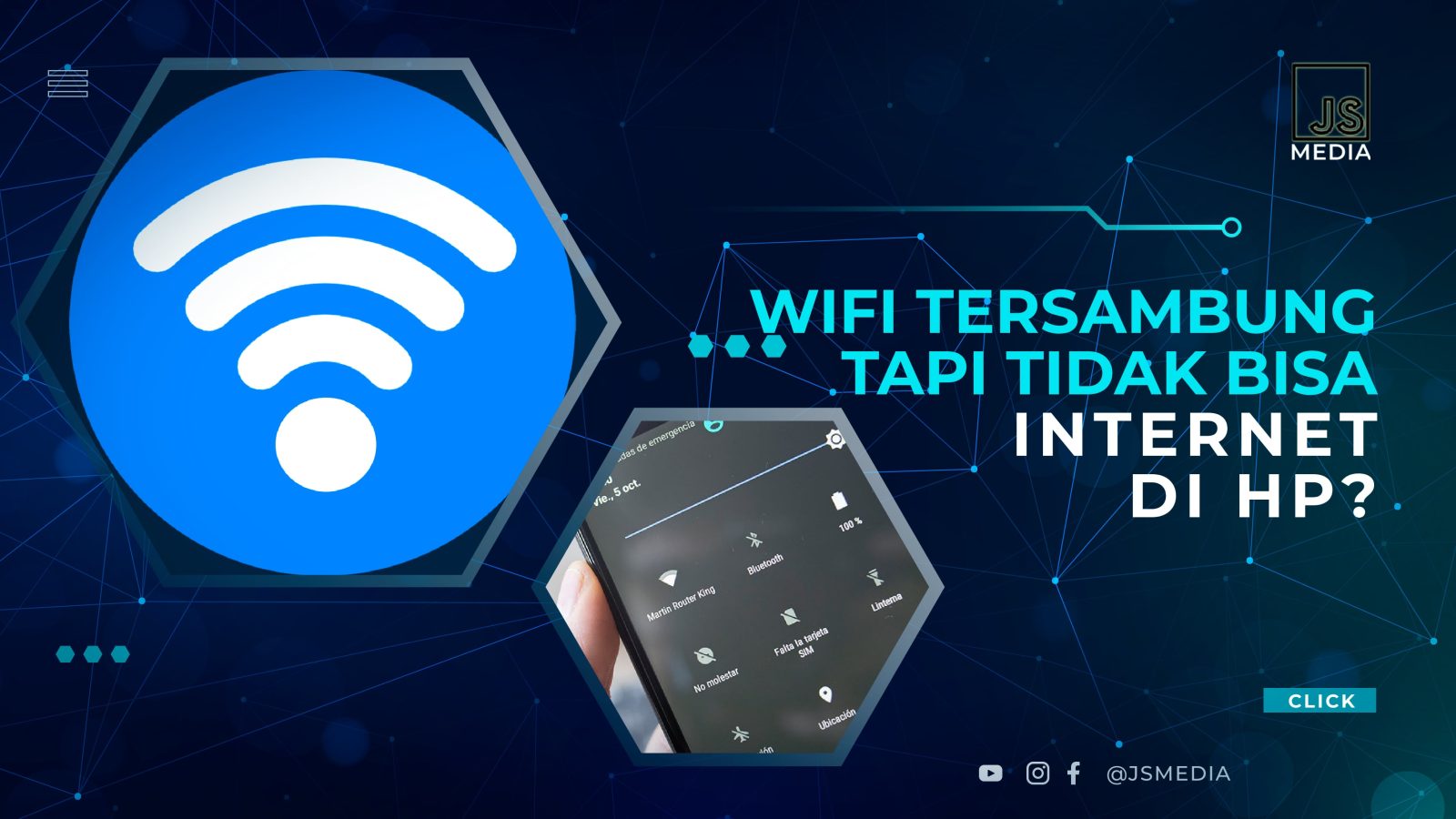 WiFi Tersambung Tapi Tidak Bisa Internet di HP