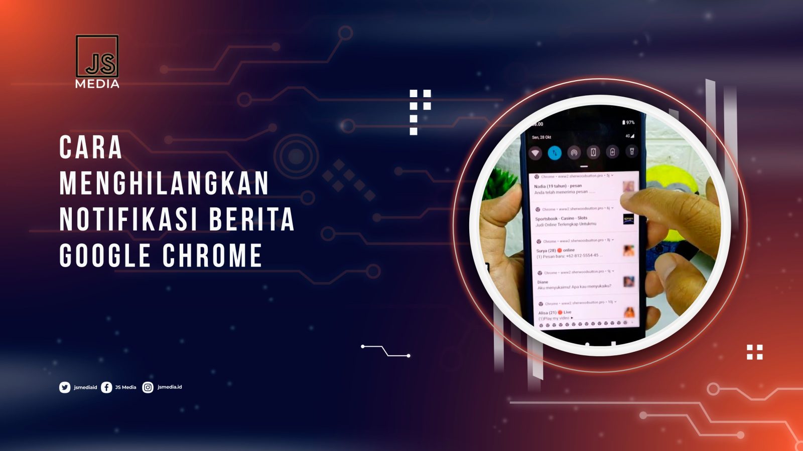 Cara Menghilangkan Notifikasi Berita Google Chrome