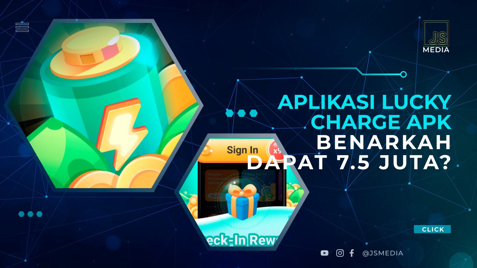 Aplikasi Lucky Charge Apk Dapat 7,5 Juta?