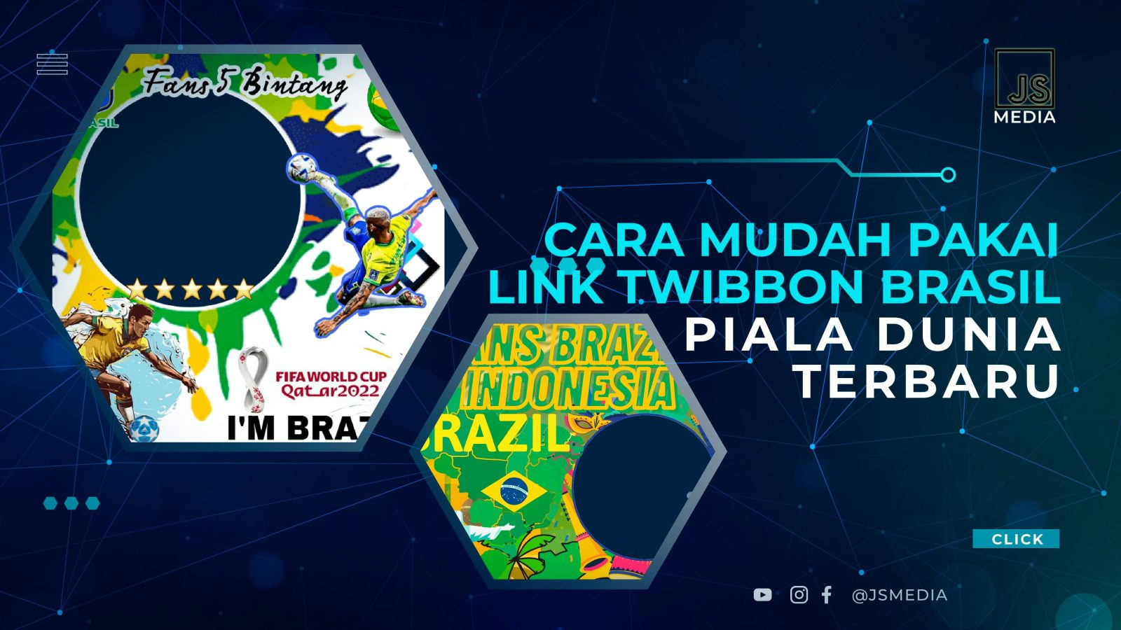 Cara Mudah Pakai Link Twibbon Brasil