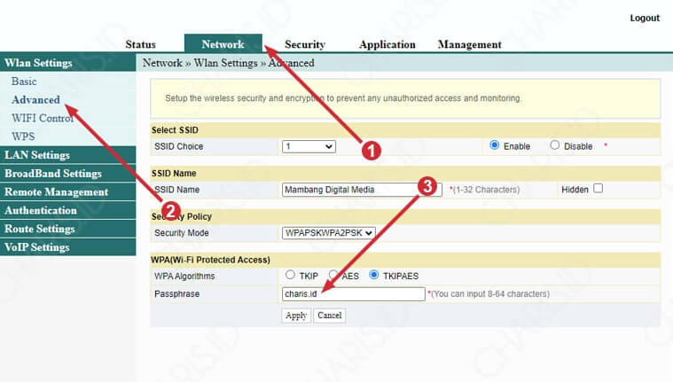 Cara Ganti Nama Jaringan Wifi