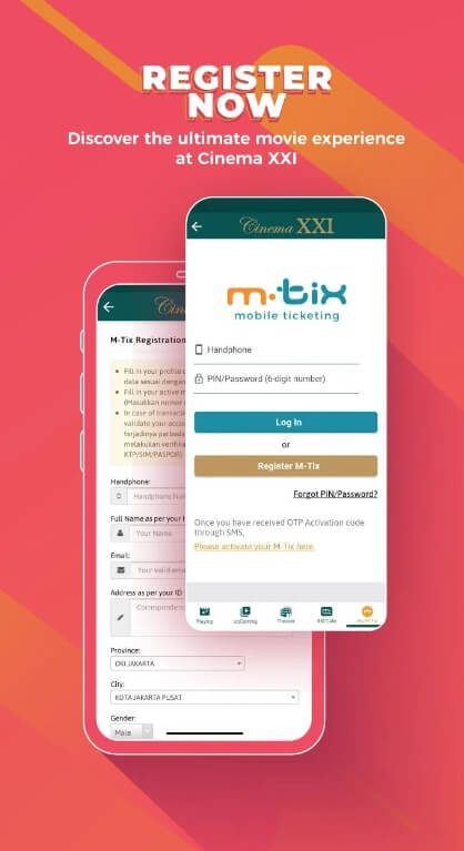 Cara Login MTix