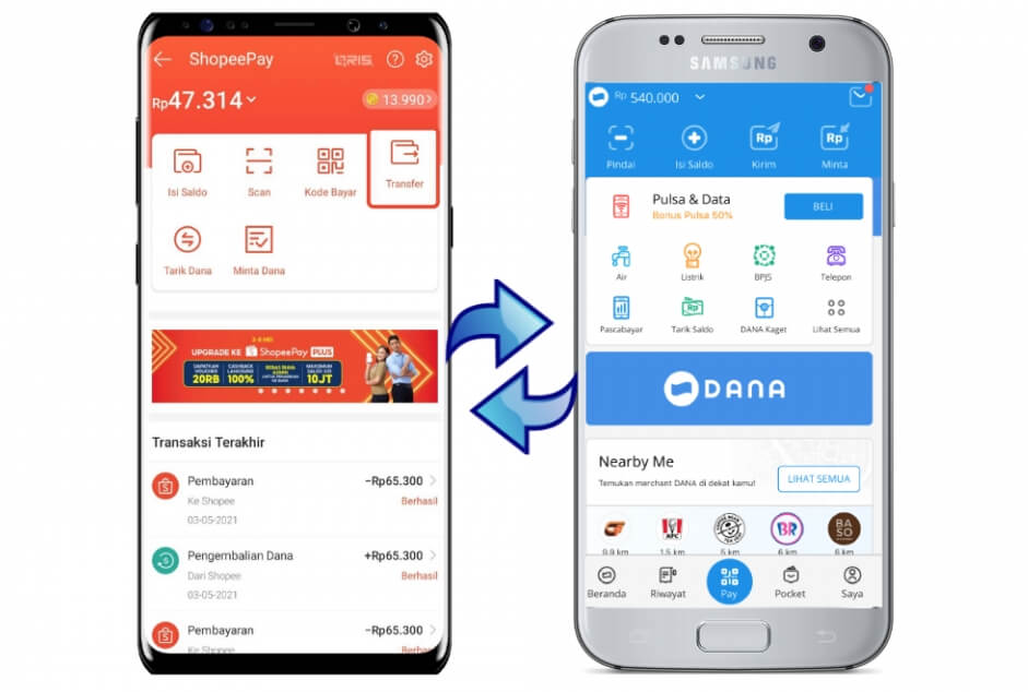 Cara Transfer ShopeePay ke DANA