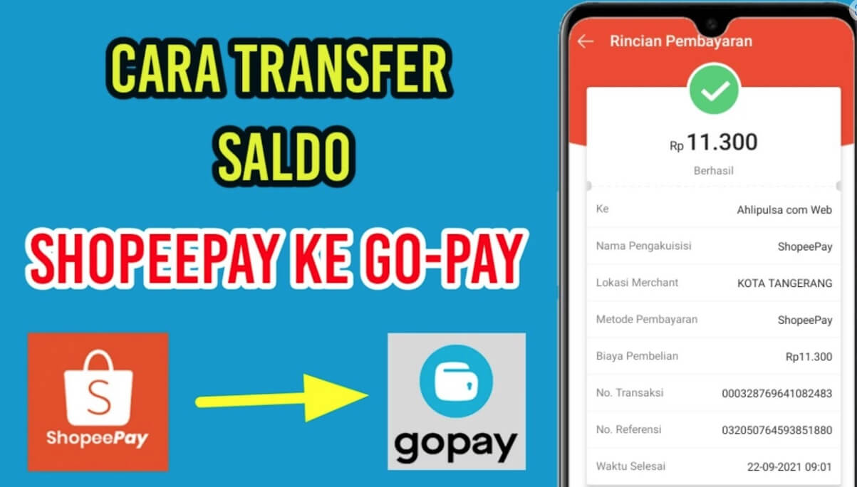 Cara Transfer ShopeePay ke Gopay