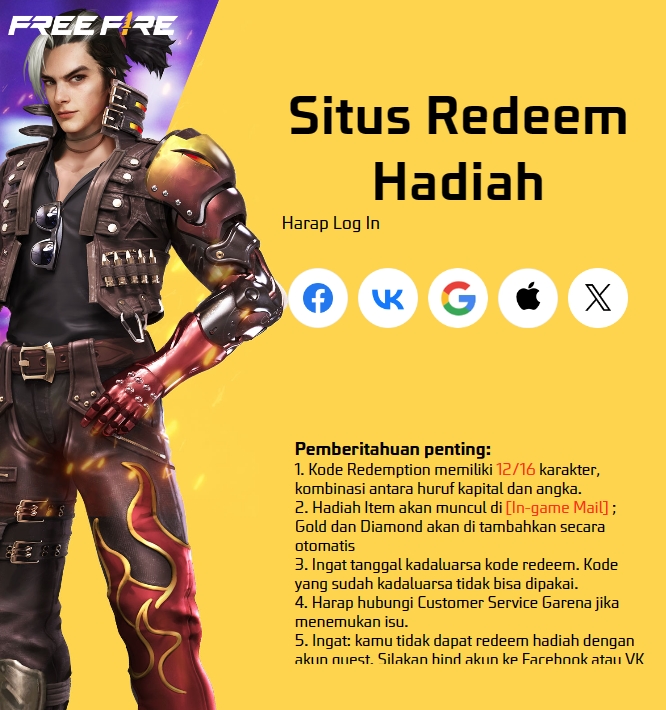 Cara Tukar Kode Redeem FF