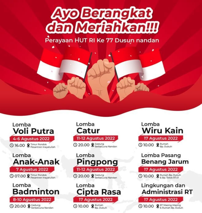 Poster Lomba 17 Agustus