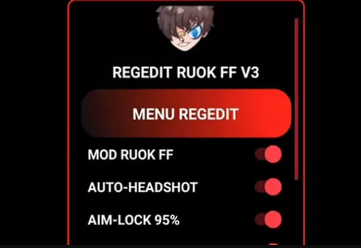 Regedit VIP FF