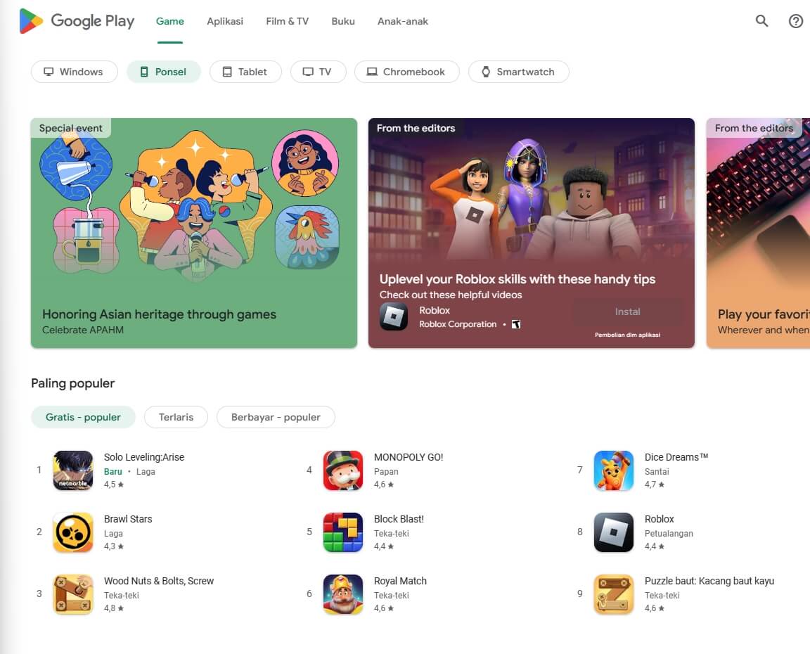 Tentang Google Play Store