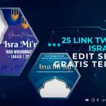 25 Link Twibbon Isra Miraj