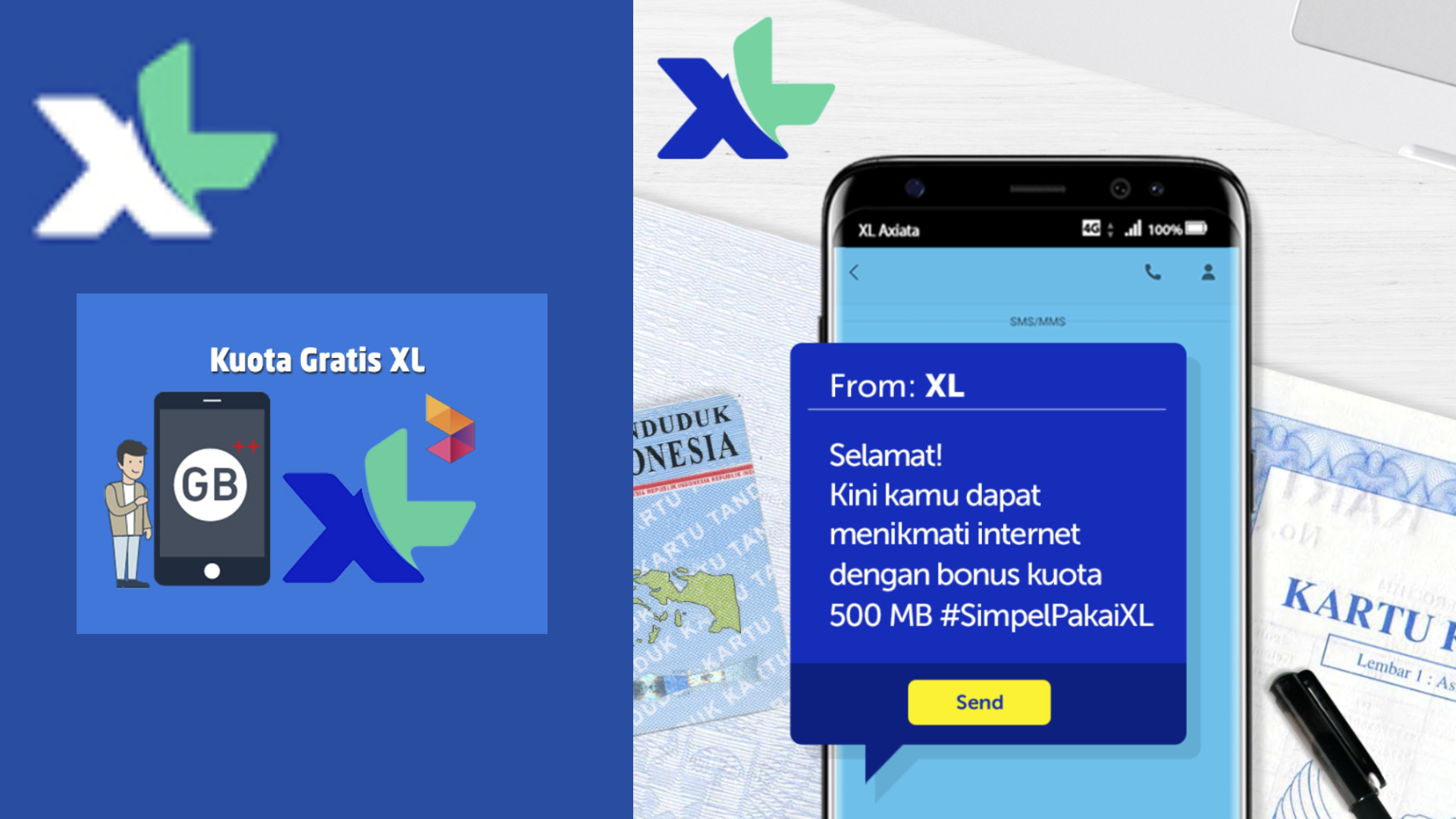 Cara Ambil Bonus Kuota XL Tanpa Aplikasi Apapun 2023