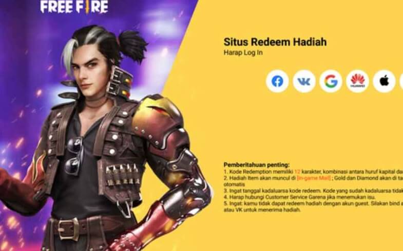 Cara Mengklaim Kode Redeem FF