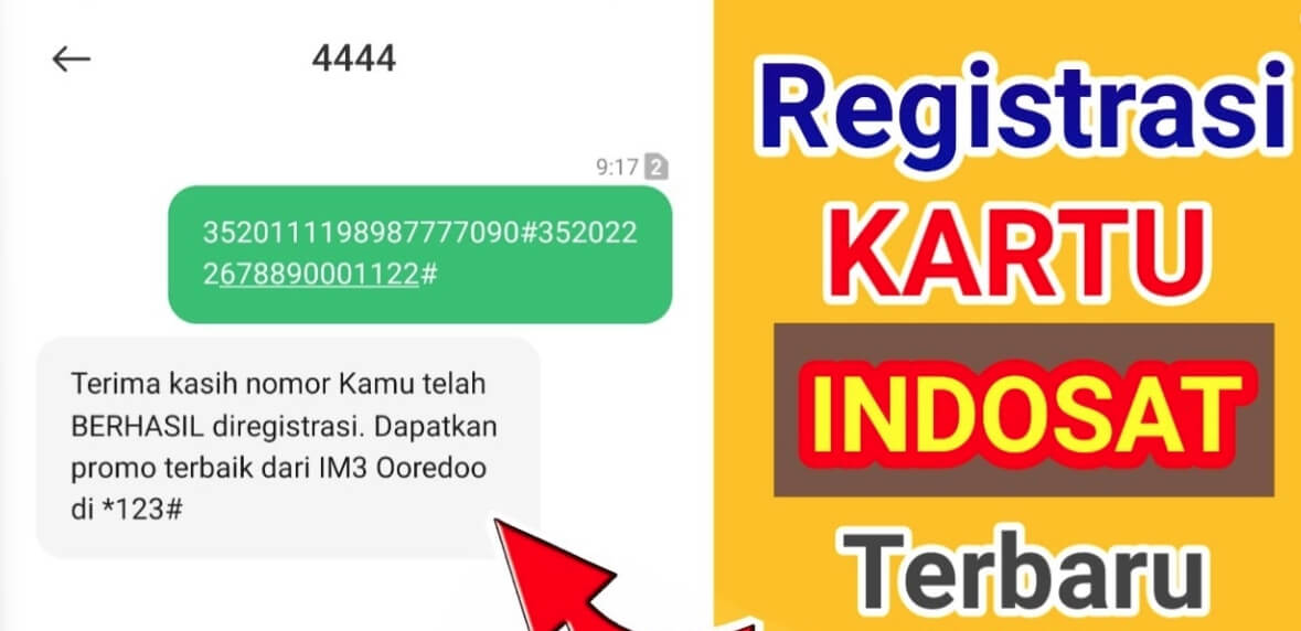 Cara Registrasi Kartu Indosat