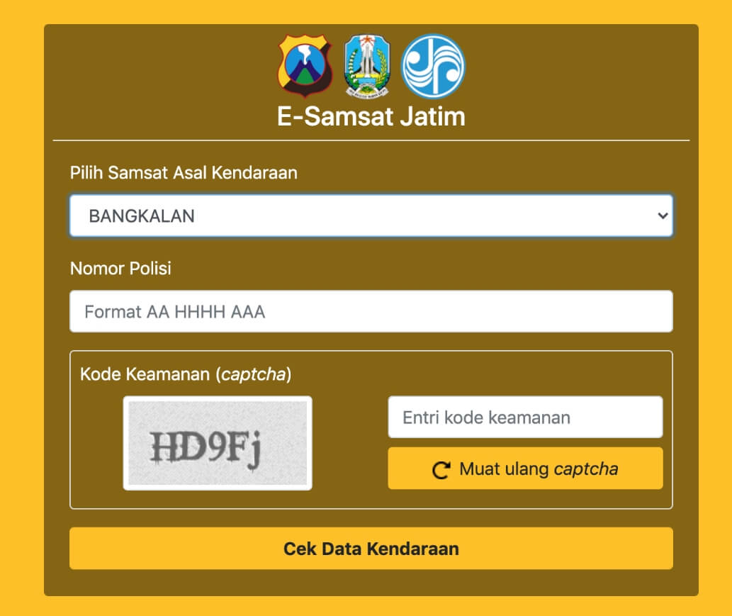 Cek pajak via Situs Dipendajatim