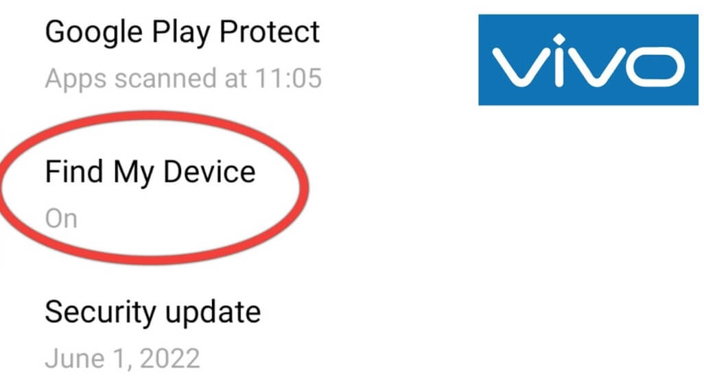 Find My Device Vivo