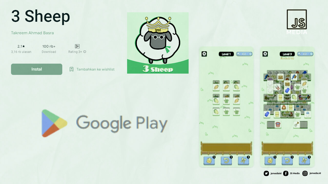 Cara Download 3 Sheep