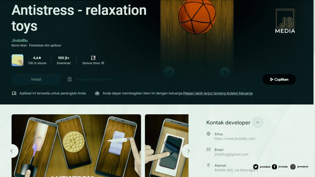 Antistress Mod Apk, Unlock All Teman Kala Overload