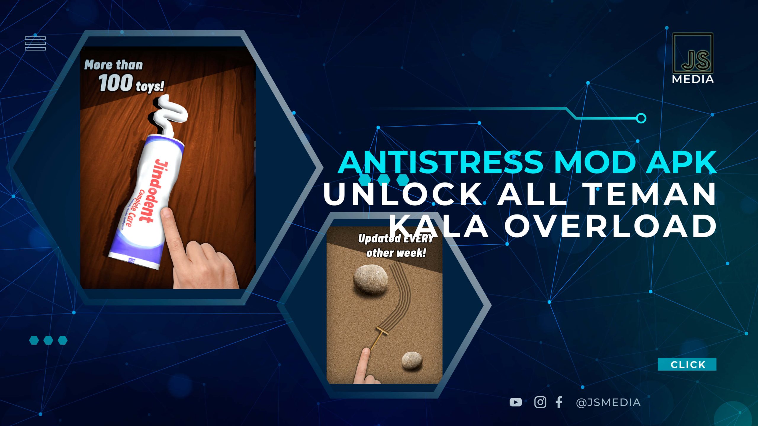 Antistress Mod Apk, Unlock All Teman Kala Overload