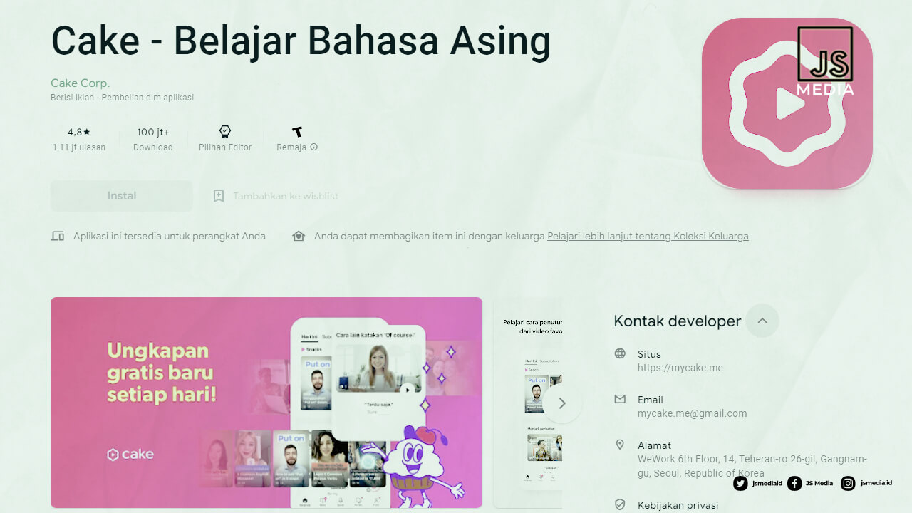 Cake - Belajar Bahasa Asing