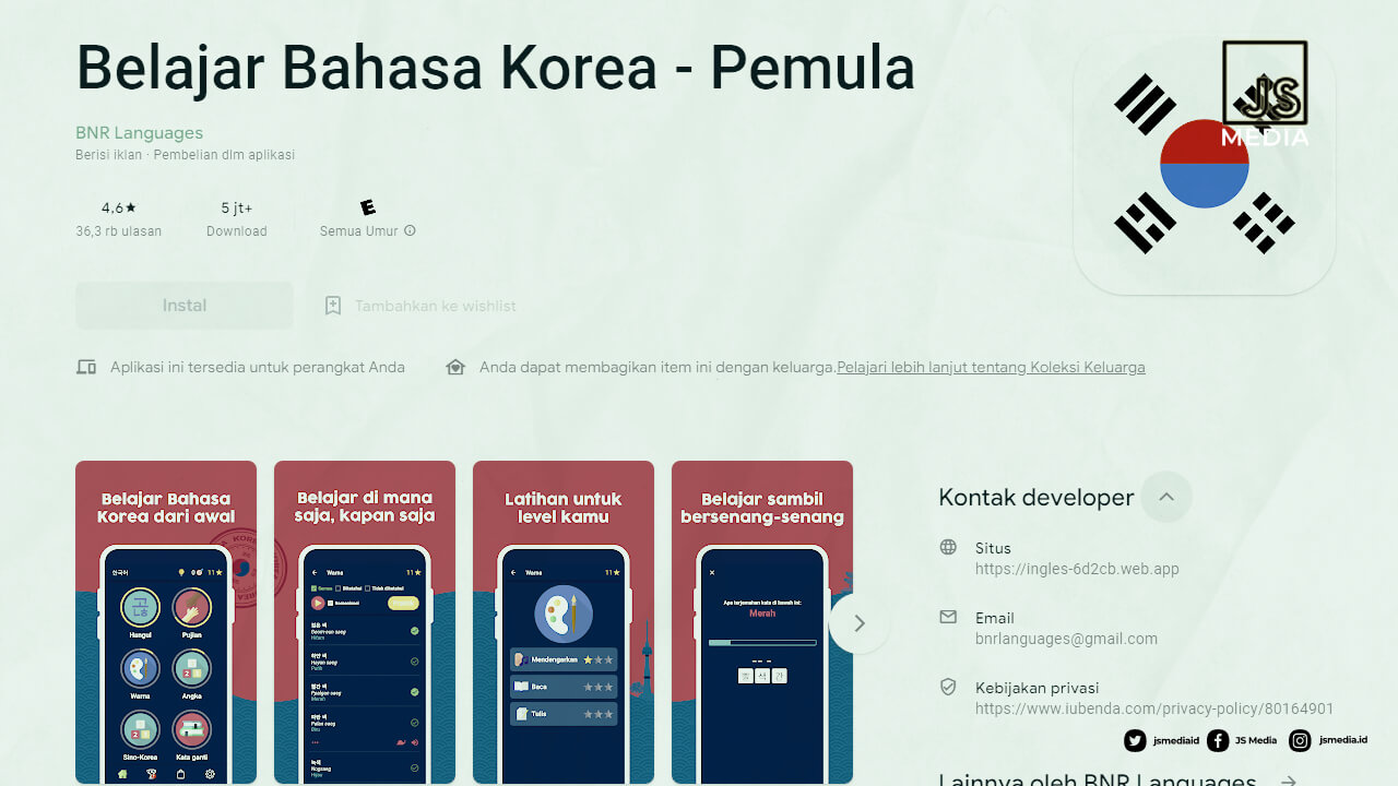 Belajar Bahasa Korea - BNR Languages