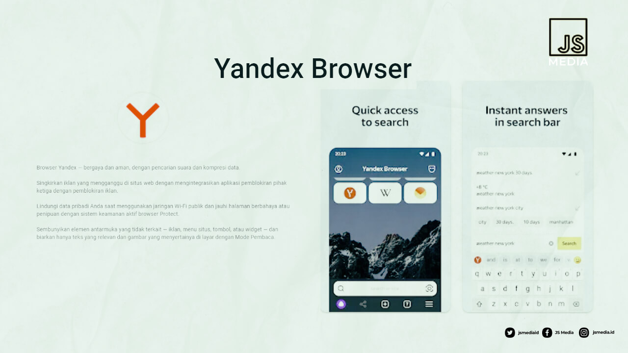 Review Aplikasi Yandex Browser