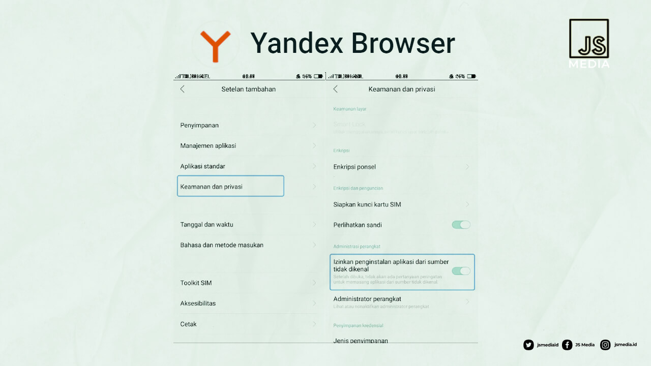 Cara Install Yandex Mod APK