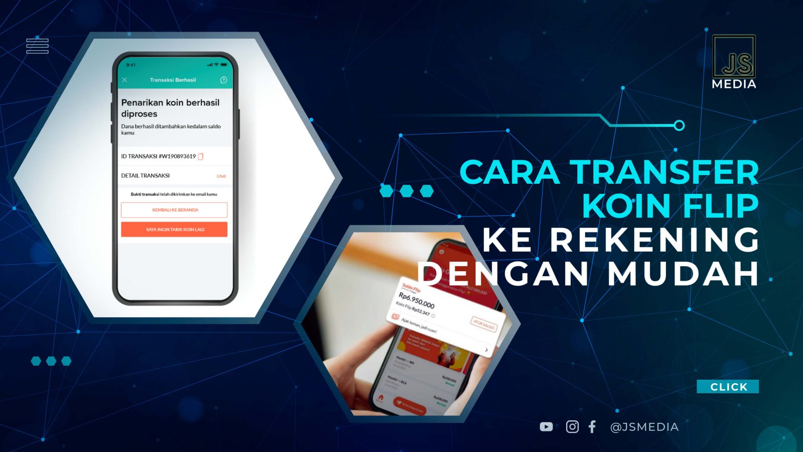 Cara Transfer Koin Flip ke Rekening