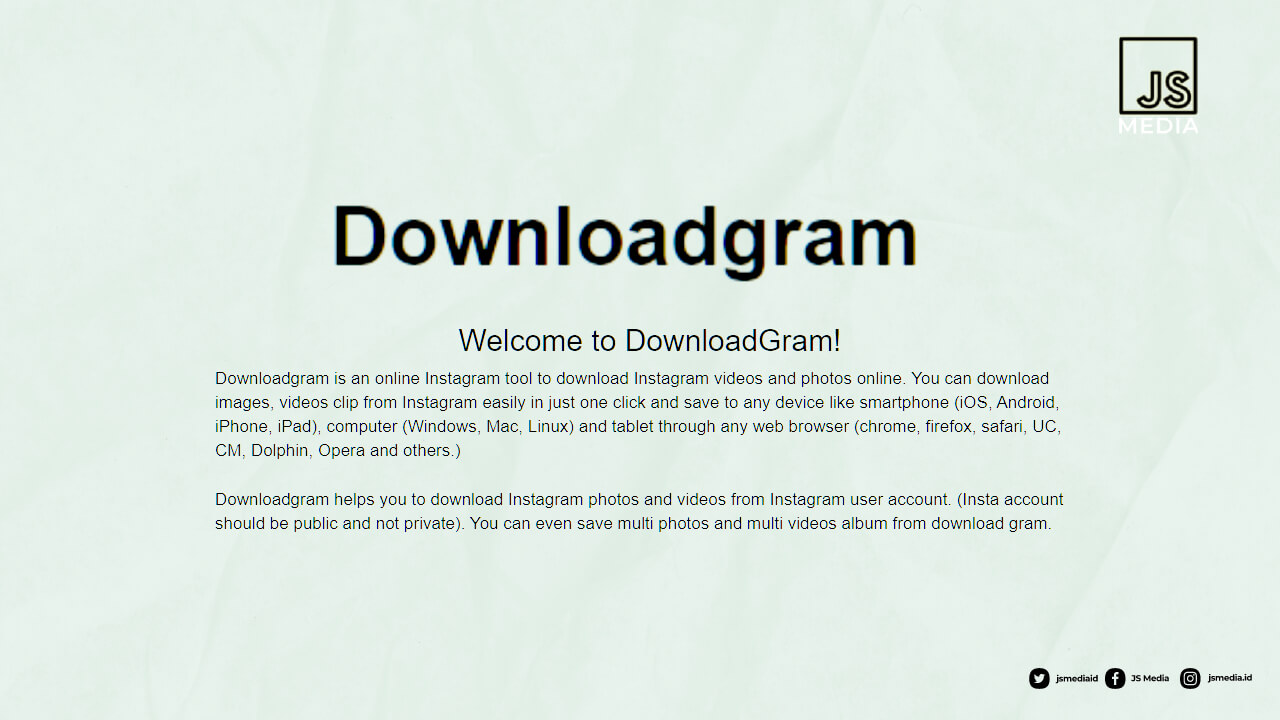 Fitur Downloadgram