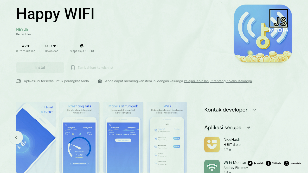 Download Happy Wifi Gratis