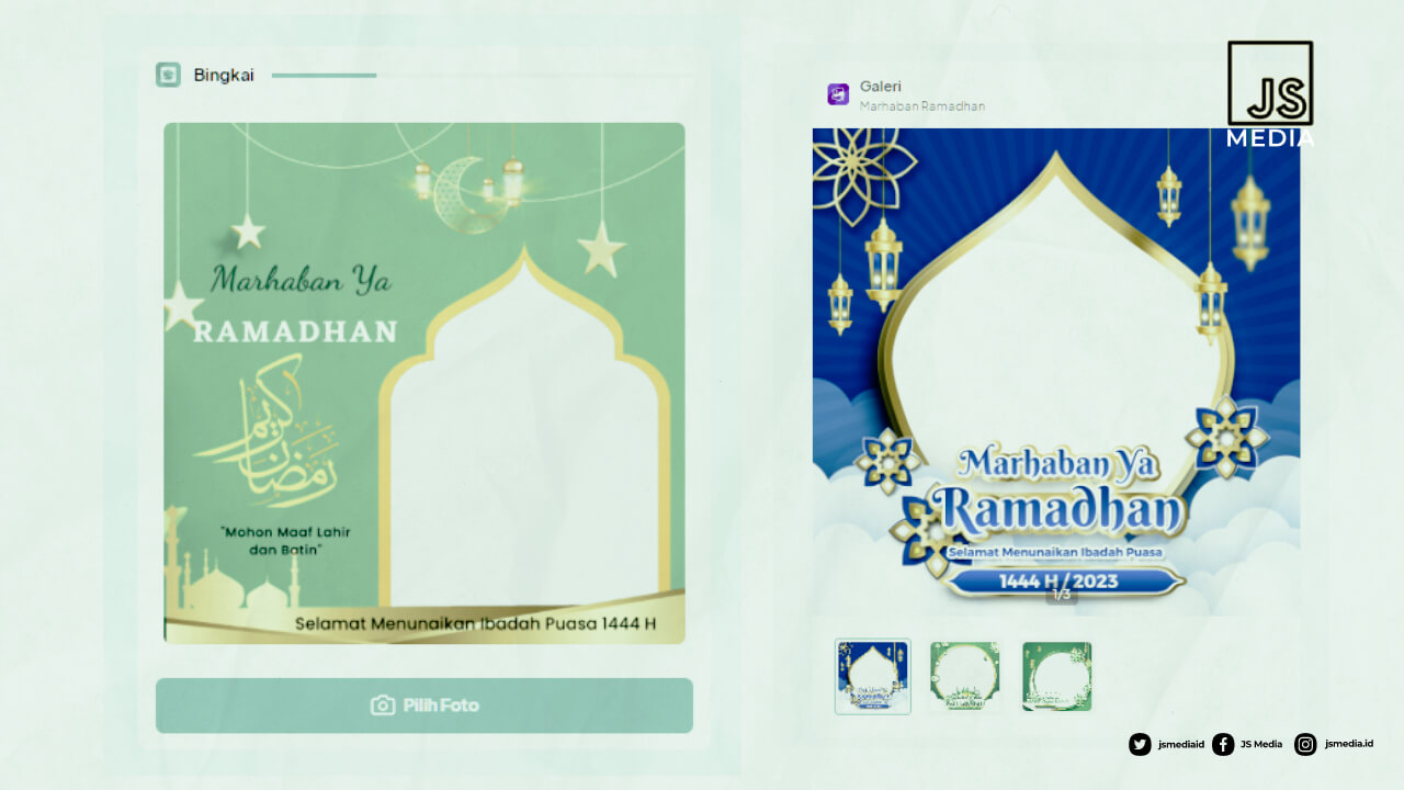 Cara Download Twibbon Bulan Ramadhan 1444 Hijriah